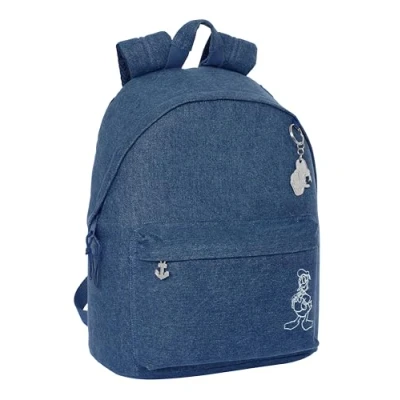 Imagen de Safta DONALD Denim Mochila Juvenil para Portátil 14.1&quot;, Ideal Jóvenes de Diferentes Edades, Cómoda y Versátil, Calidad Resistencia, 31x16x41 cm, Color