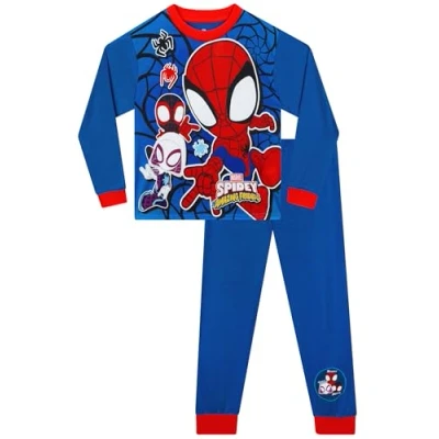 Imagen de Marvel Pijama Spiderman Niño Pijamas Spidey Y Sus Amigos Azul 5 6 Años