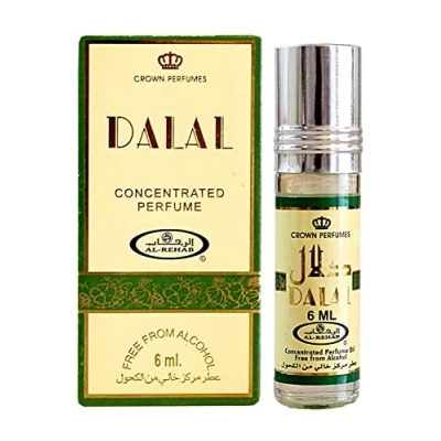 Imagen de Dalal 6ml perfume Fragancia Al Rehab Misk Aceite de para hombres y mujeres almizcle naranja
