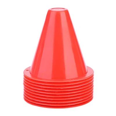 Imagen de Alomejor Conos de tráfico Entrenamiento 10 Agilidad fútbol para fútbol(Rojo)
