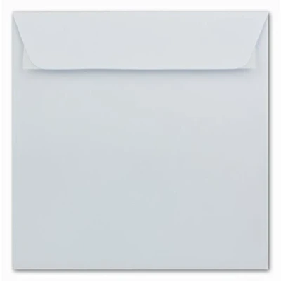 Imagen de Sobres cuadrados 150 x mm, color blanco brillante, 25 unidades, 100 g/m², 15 cm, para ocasiones especiales, cierre autoadhesivo