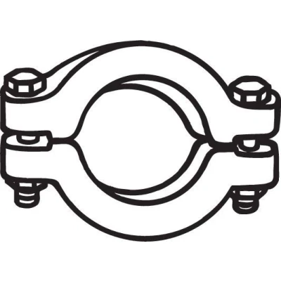Imagen de Abrazadera, sistema de escape BOSAL 254 270