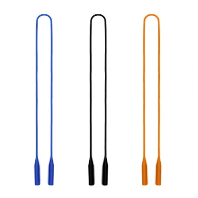 Imagen de JM Colgante para Gafas. Cordón de Silicona Impermeable. Apto Hombre, Mujer o Niños [Pack 3 Unidades Colores Mixtos]