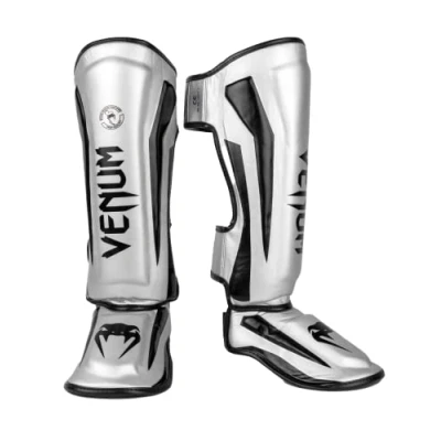 Imagen de Venum Espinilleras Elite Standup Plata/Negro XL