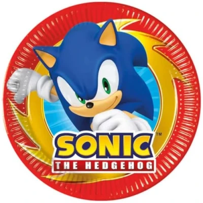 Imagen de Procos Sonic The Hedgehog 8 Platos (20 cm)