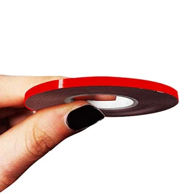 Imagen de 4R Quattroerre.it 10453 Franjas Trim Tiras Adhesivas para Coche, Rojo, 3 mm x 10 MT