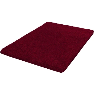 Imagen de Kleine Wolke Badteppich Seattle / 60 x 90 cm/Farbe Granat Alfombrilla de baño, Poliéster, 60x90x3 cm