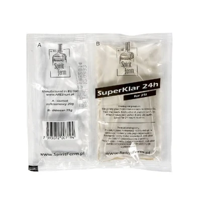 Imagen de AlcoFermBrew Superklar TurboKlar 24h 25L Super Klar Turbo Fast Finings Finnings de vino transparente