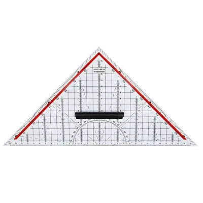 Imagen de Rumold Triángulo de TZ y geometría, 1158, 32,5 cm, plástico transparente
