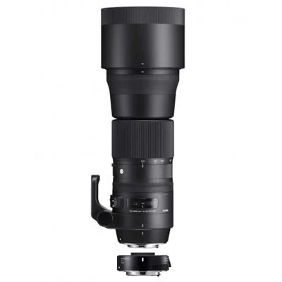 Imagen de SIGMA ZB954 Objetivo 150 600mm F5 6.3 Contemporary +TELE CONVER.TC 1401 para Canon, color negro
