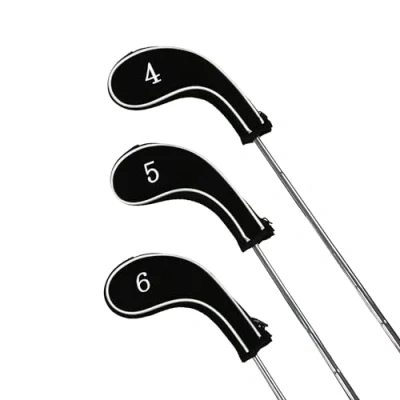 Imagen de Longridge 4 Sw+Gw Juego De Cubiertas Hierro Golf Neopreno Cuello Largo, Plata/Negro