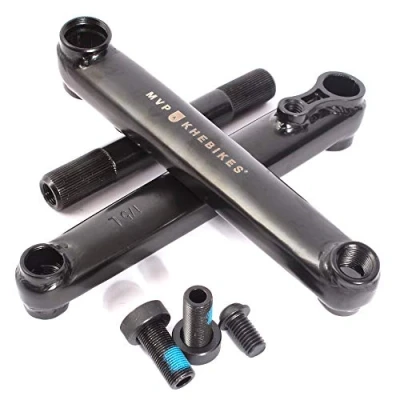 Imagen de KHEbikes MVP V2 Juego de bielas para BMX, 48 dientes, CrMo 19 mm, eje negro, 812 g, 175 mm