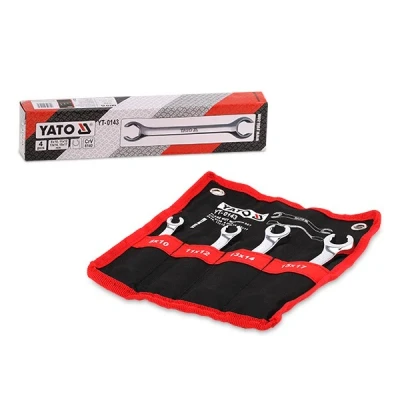 Imagen de YATO YT 0143 Kit de llaves, tubería freno 4 8 17