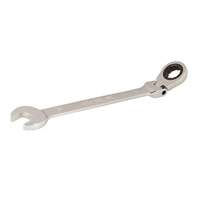 Imagen de Silverline Tools 589698 Llave combinada con carraca articulada (21 mm)