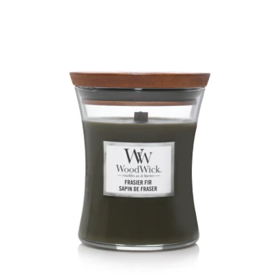 Imagen de Woodwick Scented Candle Medium Frasier Fir 11 cm / ø 10