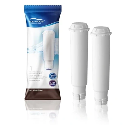 Imagen de 2 x Aqualogis Cartuchos de filtro agua para Krups F088 Bosch, Siemens, Gaggenau TCZ6003. tcz 60003 cafeteras automáticas serie descalcificador