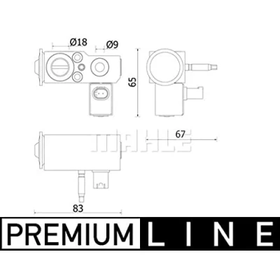 Imagen de MAHLE ORIGINAL AVE 141 000P Válvula de Expansión