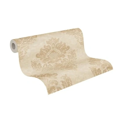 Imagen de Papel pintado Barroco Alena St. Petersburg Metropolitan Stories 2 A.S. Création tejido no 10.05 m x 0.53 Beige Marrón Fabricado en Alemania 379013 37901 3