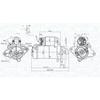 Imagen de Motor de arranque MAGNETI MARELLI 063721415010