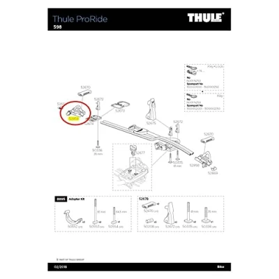 Imagen de THULE SOPORTE RUEDA PRORIDE 598 TRASERA