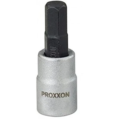 Imagen de PROXXON 23 479 Vaso y Punta Hexagonales de 1/2&quot;, Tamaño HX 8mm, Longitud Total 55mm, multicolor