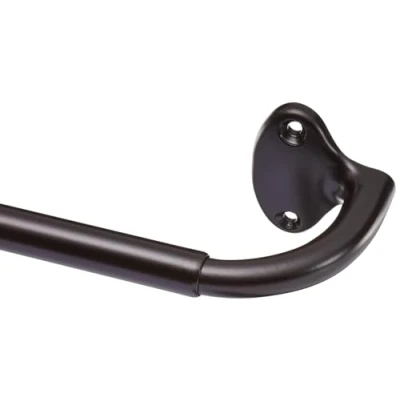 Imagen de Amazon Basics Barra de cortina oscurecimiento, 71 a 122 cm, Bronce
