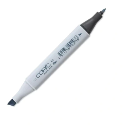 Imagen de Copic Classic C 2, Cool Gray No. rotulador Doble con Punta Media y Fina