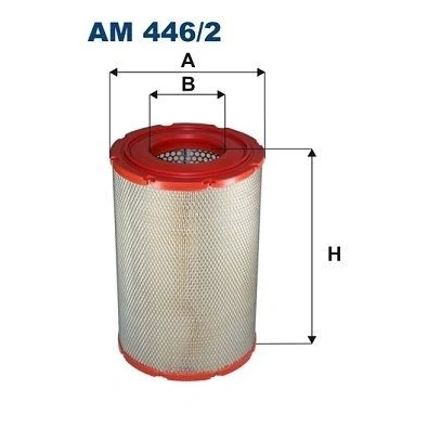 Imagen de FILTRON AM 446/2 Filtro de aire 383 248 Cartucho filtrante MAN: M 2000 M, L