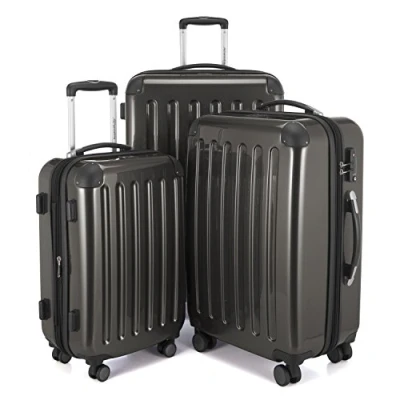 Imagen de HAUPTSTADTKOFFER Alex Tsa R2 Juego de 3 maletas, Maletas rígidas, Trolley, Equipaje viaje mate, Set viaje, TSA, 4 ruedas dobles (S, M y L), Grafito