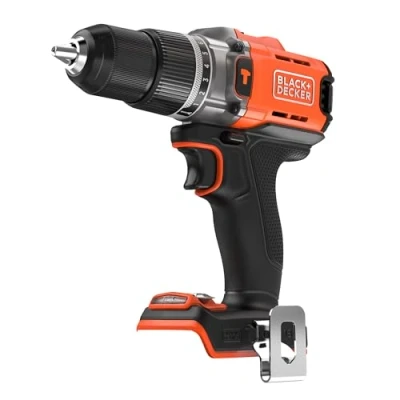Imagen de BLACK+DECKER Taladro percutor sin cable POWERCONNECT de 18V (sin batería ni cargador), BCD383XN XJ