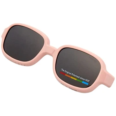 Imagen de Polaroid Niños   PLD K003 CL on 35J/M9 Gafas de sol Poliamida biológica Rosa Gris Cuadrada Polarizado Clip