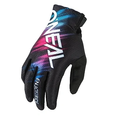 Imagen de O&#039;Neal Guantes Ciclismo y Motocross MX MTB FR Descenso Ajuste para máximo Confort, Material Transpirable Guante Matrix Youth Voltage V.24 Adulto Negro Multi Talla M