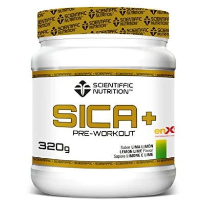 Imagen de Scientiffic Nutrition SICA+, Preworkout, Aumenta el Rendimiento y la Energía, Pre Entrenamiento, Contiene Citrulina de Malato 320g, Sabor Lima Limón