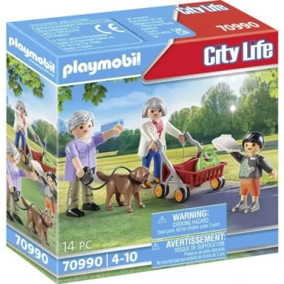 Imagen de Playmobil CITY LIFE Grootouders MET Kleinkinderen 70990 Miniatura para niños, Talla: One Size, Multi coloured