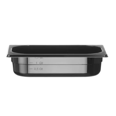 Imagen de HENDI Recipiente Gastronorm 1/4 PC Negro 1.8 L 265x162x(H) 65 mm
