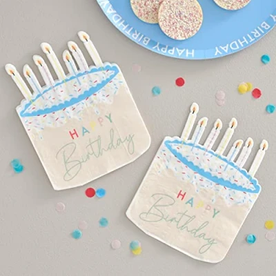 Imagen de Ginger Ray MA 403 Servilletas de papel con forma pastel