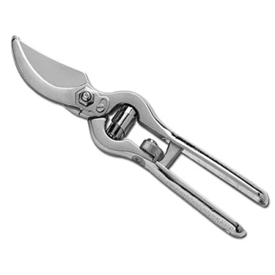 Imagen de Ausonia 31166 TIJERAS DE PODA FORJADAS PROFESIONALES CON PARTE TRASERA PULIDA NIQUELADA Y CIERRE SEGURIDAD RODILLO IDEAL PARA LA JARDINERÍA 23 CM