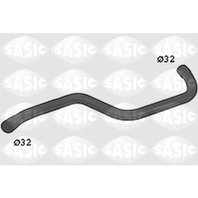 Imagen de SASIC SWH6820 Manguitos de Radiador a la izquierda abajo VOLKSWAGEN: Passat B3/B4 Berlina, Variant