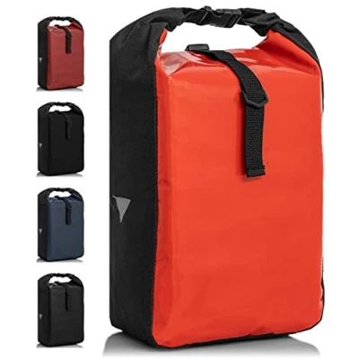 Imagen de Büchel Fahrradtasche aus Tarpaulin Alforjas para portaequipajes, Unisex, Rojo, Talla única