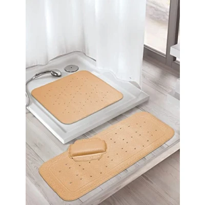Imagen de Kleine Wolke Calypso 4325201002 Alfombrilla Antideslizante para Ducha (55 x 55 cm), Color Beige
