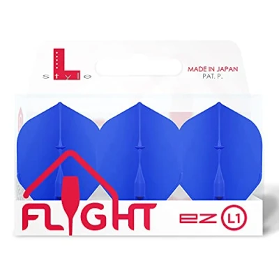 Imagen de L Style Flights EZ Vuelos estándar para dardos (azul)