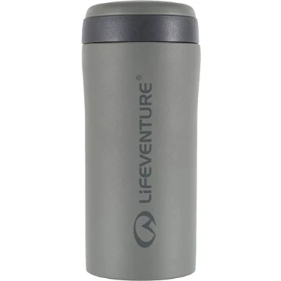 Imagen de Taza térmica de viaje Lifeventure reutilizable, hermética y aislada al vacío, 300 ml