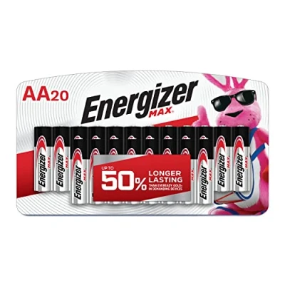 Imagen de Energizer Baterías AA, batería alcalina MAX Double A, 20 Unidades