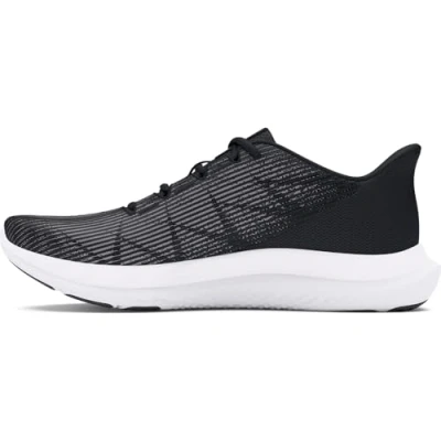 Imagen de Under Armour UA W Charged Speed Swift zapatillas de deporte mujer, transpirables para correr, color negro/negro/blanco