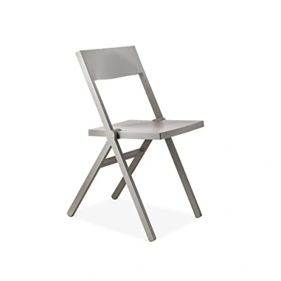 Imagen de Alessi Piana ASPN7032 Silla Plegable de Design en Polipropileno Reforzado con Fibra Vidrio, Gris