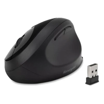 Imagen de Kensington K75404EU Ratón Inalámbrico Profit Ergo Dual para Portátil/Sobremesa/PC/Gaming, con USB 2.4G o Conexión Bluetooth, 3 Configuraciones dpi y 5 Botones, Negro