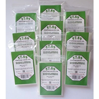 Imagen de docsmagic.de 1.000 Standard American Board Game Sleeves 10 Packs 57 x 89 US 59 91