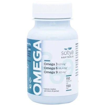 Imagen de Sotya Softgels, Omega 3,6,9 (O.P.O), 110 Perlas, 720 mg