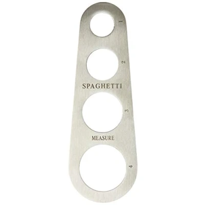 Imagen de Fackelmann 40913 Medidor de Espaguetis Acero para 1/2/3/4 porciones, 18,5 cm, Sybaris (Plateado), cantidad: 1 Unidad Inoxidable