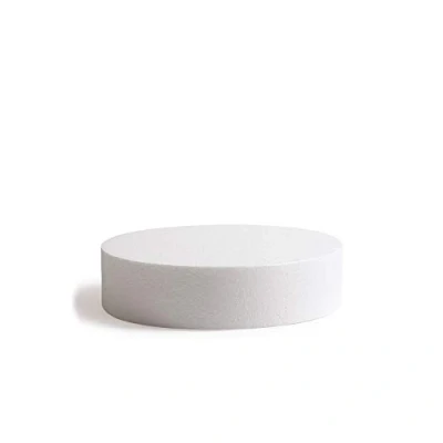 Imagen de DECORA, 0174018 Disco Redondo de Poliestireno Embolsado Individualmente, Ideal como Muñeco para Hacer Tartas Pisos, Bordes Rectos, Ø 30 X H 7,5 CM.